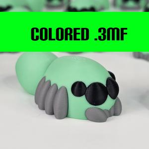 Spider Mini Monster #9 Colored .3MF