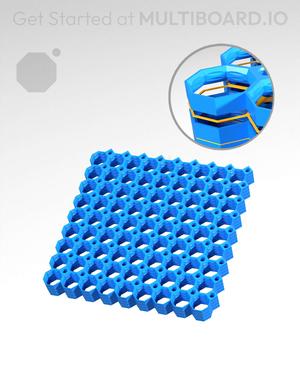 9x9 Multiboard Core Tile - x4 Multi-Material Stack