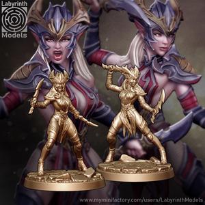 Dark Elf Black Widows (Remastered) - 32mm scale