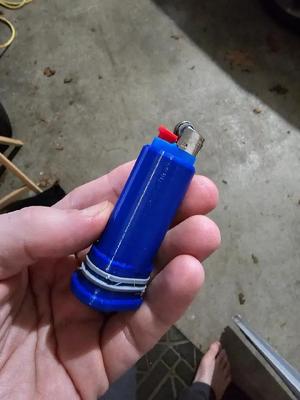 Zuca cart handle mini bic lighter holder   