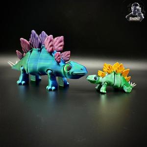 Articulated Stegosaurus - separated Parts Puzzle!