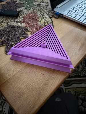 Crazy Triangle with Ornamental Base
