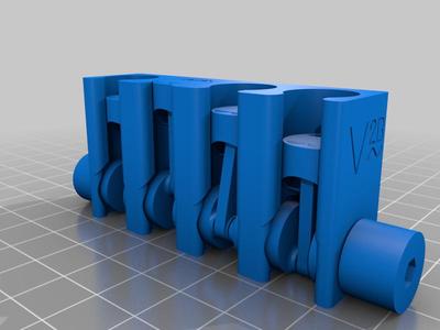 Engine - Print in Place (Wave pattern, Cross Plane)