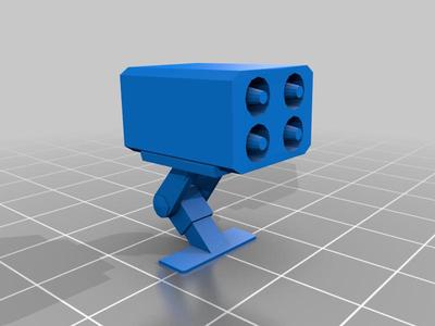 tf2 level 3 sentry PRINTABLE PARTS VERSION