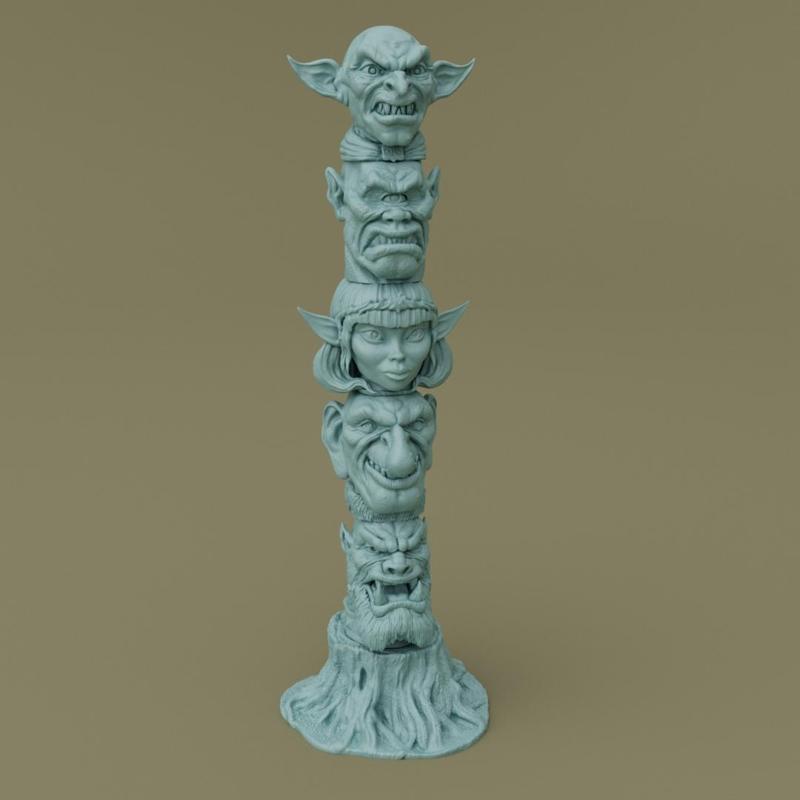  Tiny Totem Stackers    Fantasy Stack 