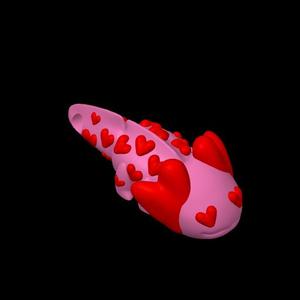 Colored_KeyChainMiniMonster2HeartAlotl_PrintStart3D.3mf