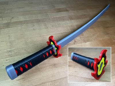 Tanjiro's Multi-Part Katana