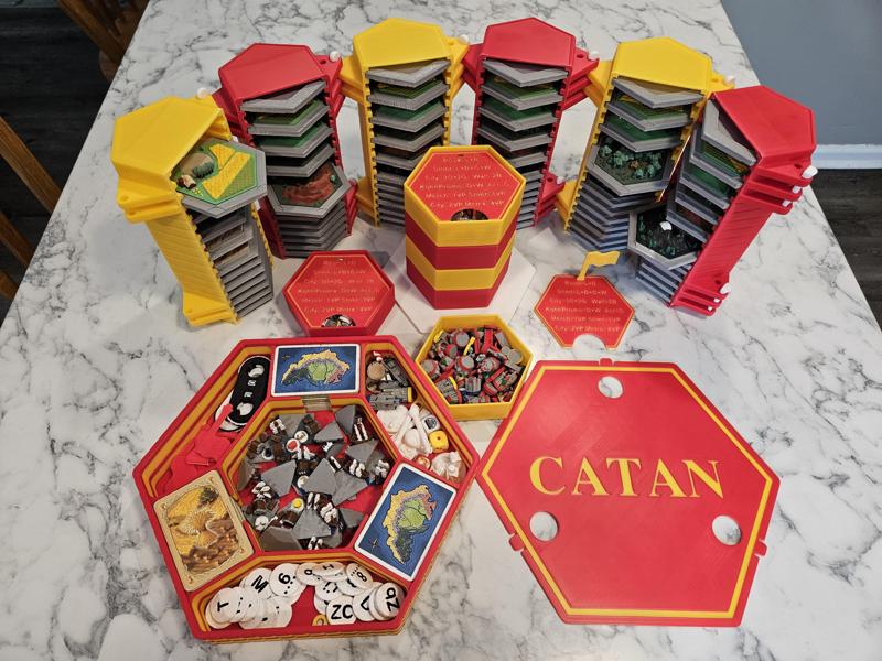 3D Catan Case