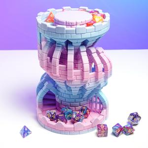 Battlement Dice Tower (and storage!)