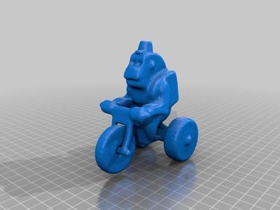 ape on the road