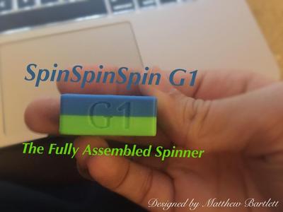 SpinSpinSpin, the BEARING-LESS Fidget Spinner