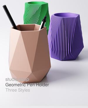 Geometric Pen Holder (Three Styles Included)