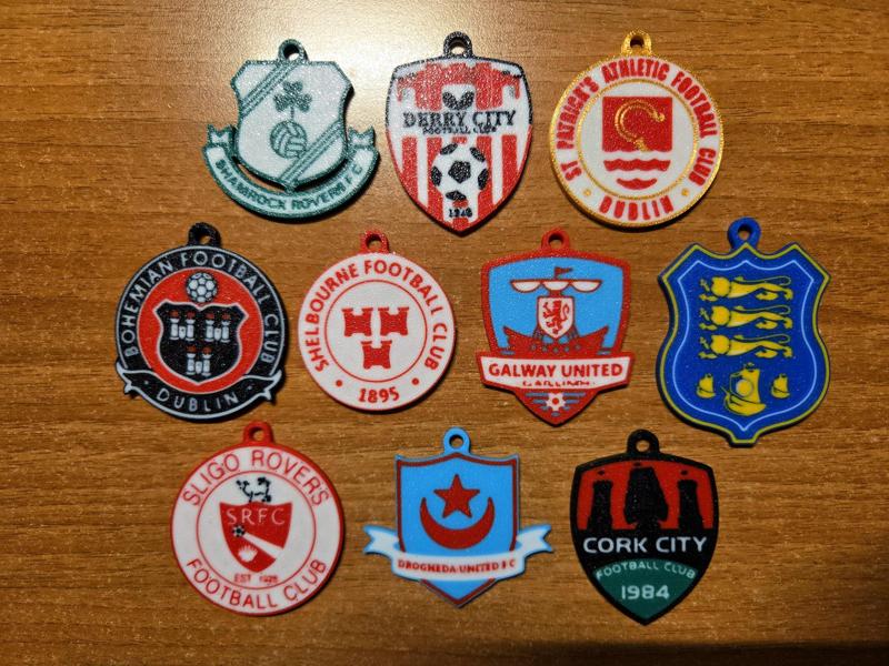 Irish Premier Division Teams 2025 - Keychains