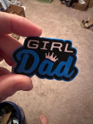 Girl Dad Magnet