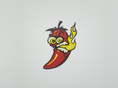 Sticker Chili Fire