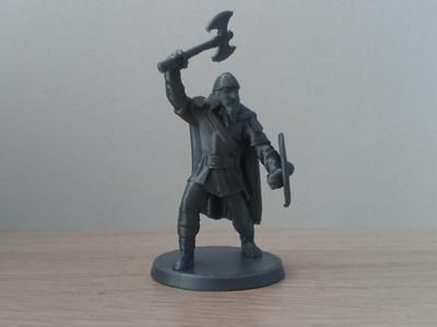 Viking Warrior with Axe - 7cm Printable Miniature