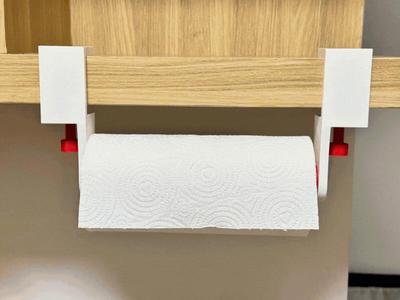 Clip-On Paper Towel Holder – No Drilling, No Glue 