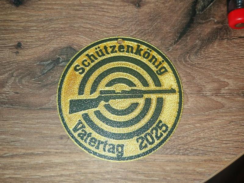 Marksman King Medal Customizable Text