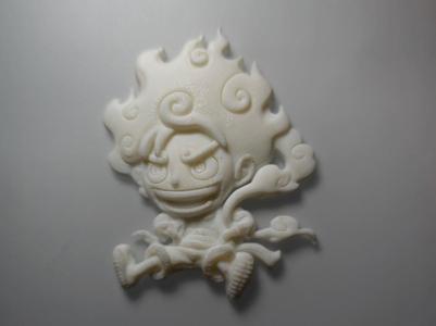 Monkey D Luffy Gear 5 One Piece Anime Charm/Magnet