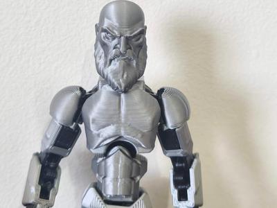 Brawny body for dummy 13 - Kratos build