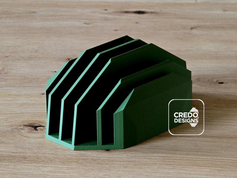 Low Poly Mail/Letter/Notes Modern Organizer Stand
