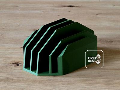 Low Poly Mail/Letter/Notes Modern Organizer Stand