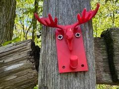 Low Poly Moose Coat Hanger