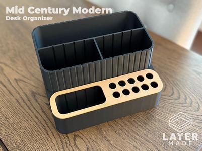Mid Century Modern Desk Organizer