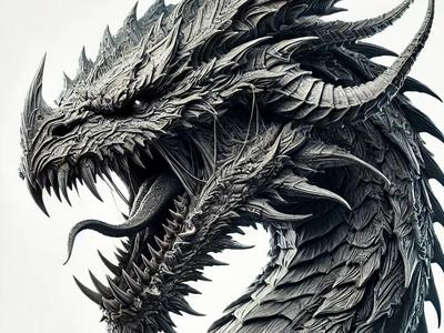 Dragon Dragan Ai Picture to Bambulab Pic to 3D