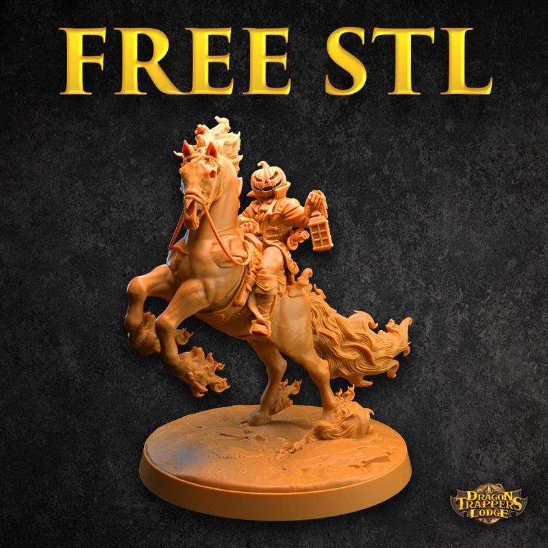 FREE Headless Horseman on Nightmare | PRESUPPORTED | Dragon Trappers Lodge