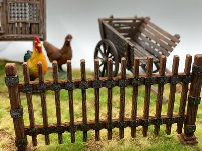 High Wooden Fence
