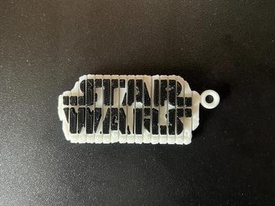 Star Wars logo Flexi Keychain
