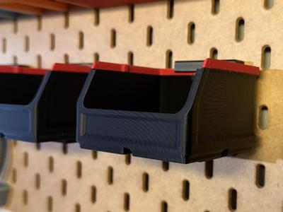 Skadis Mount, Stackable Parts Bin