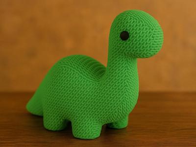 Knitted / Crochet Cute Dinosaur