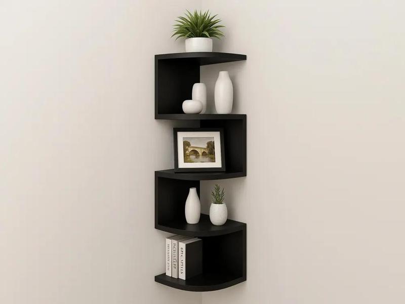 Modular Corner Shelf – Expandable and Easy to Hang