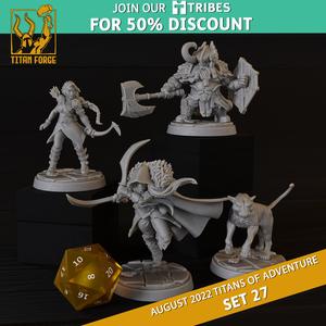 RPG - DnD Hero Characters - Titans of Adventure Set 27