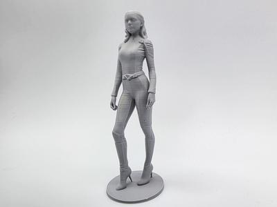 Female in Uniform Figurine