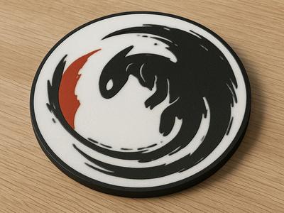 Toothless Coaster
