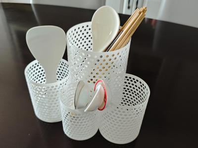 Creative Honeycomb, Super Material Saving, Storage Bucket, Chopstick Holder, Kitchen Countertop Spoon, Cutlery Tube, Draining Storage Rack, Chopstick Basket, Bin, Bucket