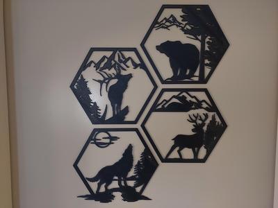 Hexagon Wall Art