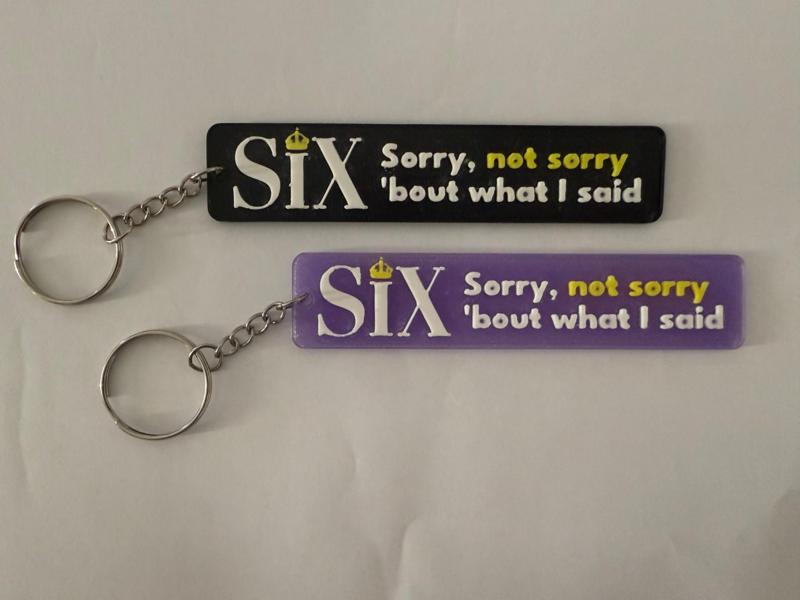 SIX the Musical Keyring