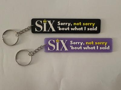 SIX the Musical Keyring