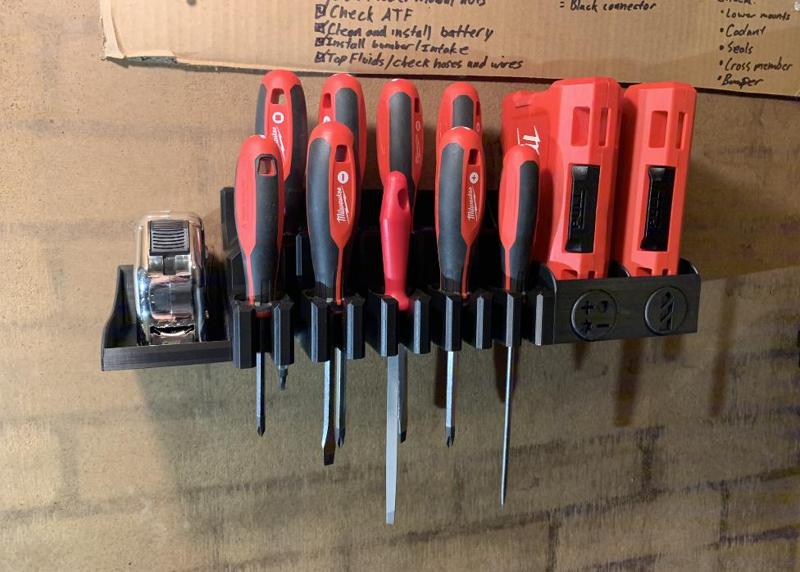 Tool Holders (Screwdrivers, Drill Bits, Tape Measure)