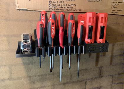 Tool Holders (Screwdrivers, Drill Bits, Tape Measure)