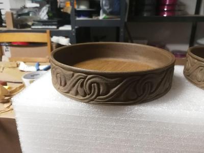 Wooden bowl Assassin's Creed Valhalla Orlog Game