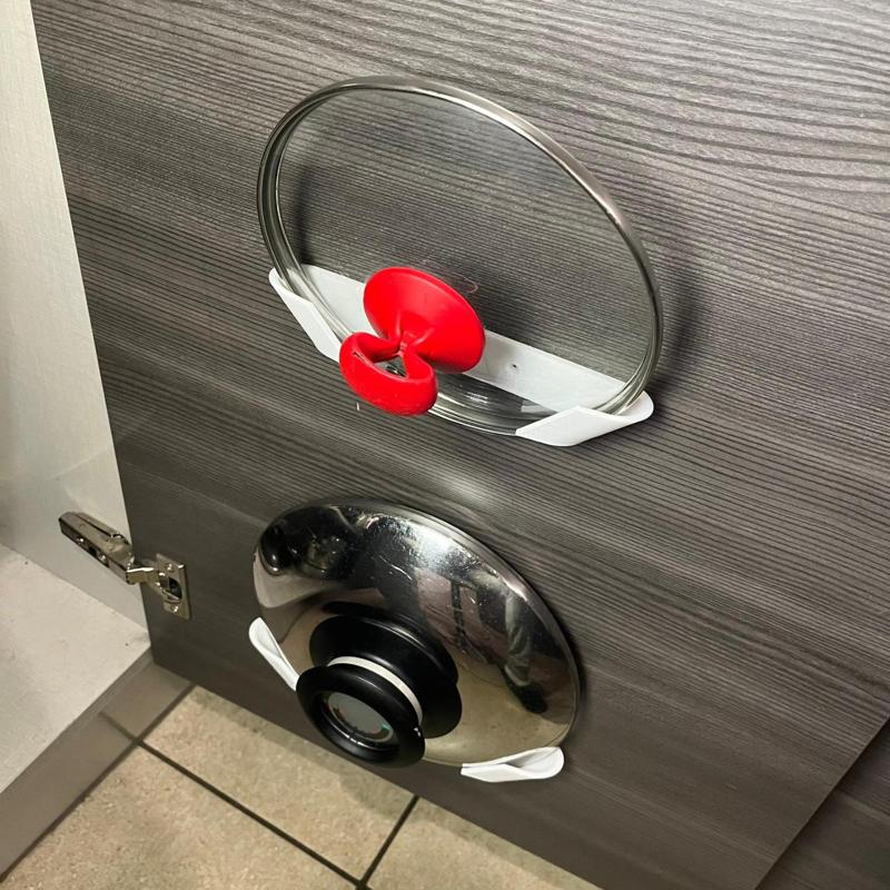 Cabinet Door Pan Lid Organizer - Space Saver