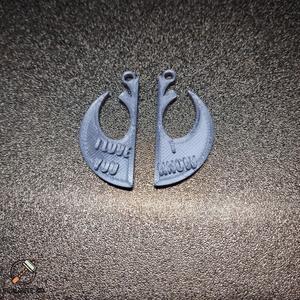 Star Wars "I Love You" and "I Know" Necklace Set