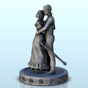 French napoleonic hussar and woman 8 - Great Army Napoleon XIXe Napoleonic wars character