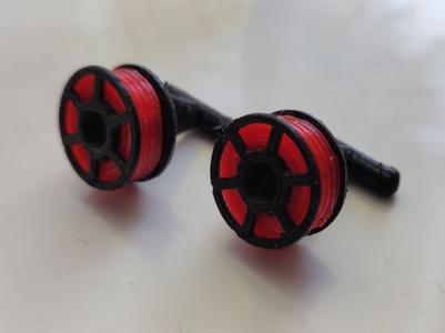 Filament Spool Cufflinks