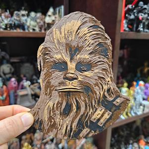 Star Wars (Inspired) "No Combs Allowed" HueForge Chewbacca